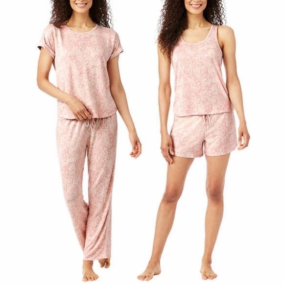 🛑 2 / $40 Sale! Lucky Brand Ladies' 4-piece Pajama Set NWT  - Size XS - Picture 1 of 11